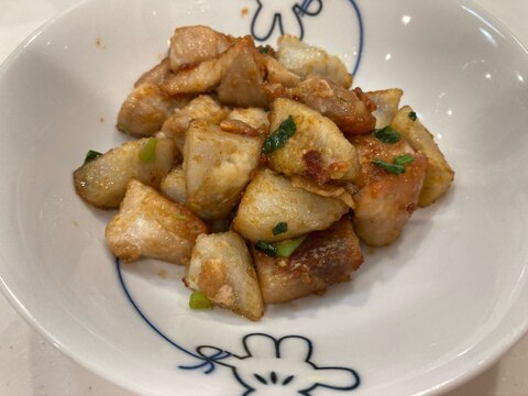 里芋が美味しい！！鶏肉の照り揚げ